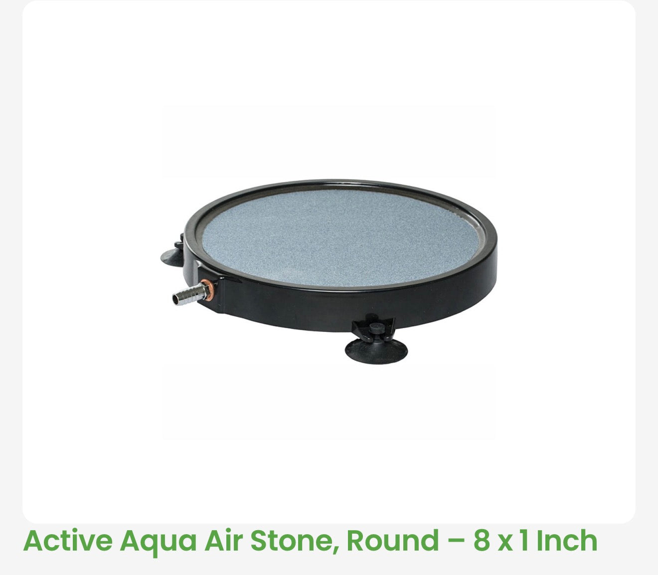 Air Stone, Round – 8 x 1 Inch